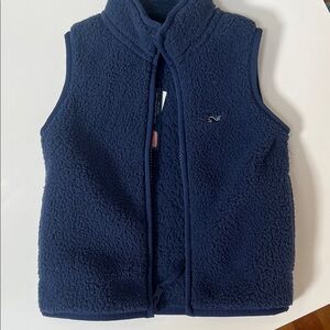 Vineyard Vines Deep Blue Fleece Vest